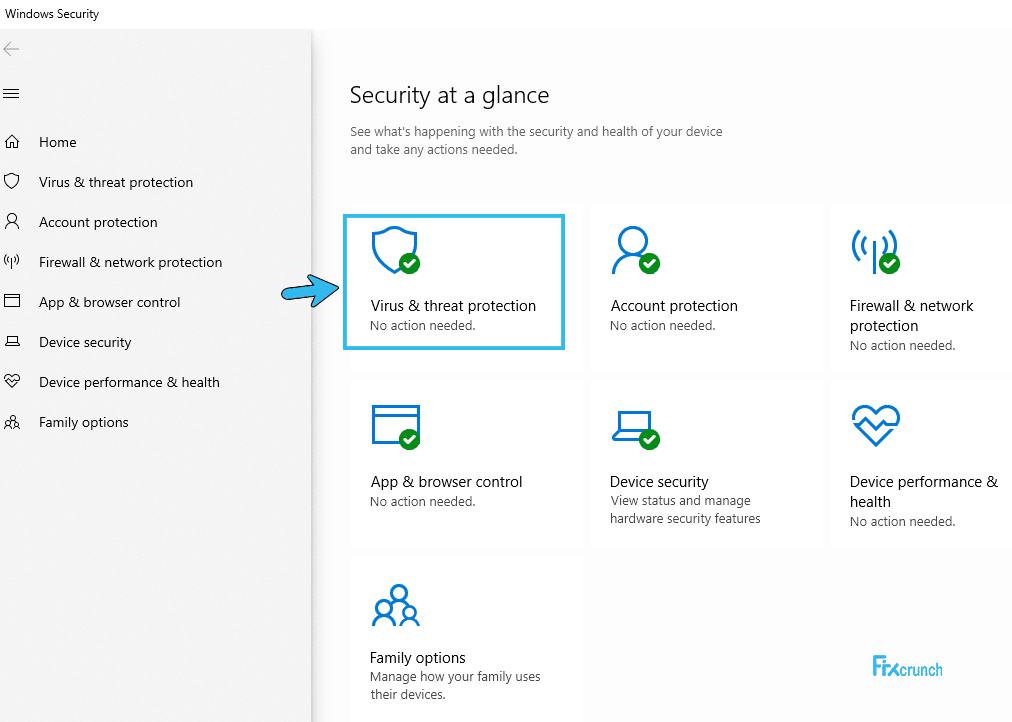 Virus & Threat Protection