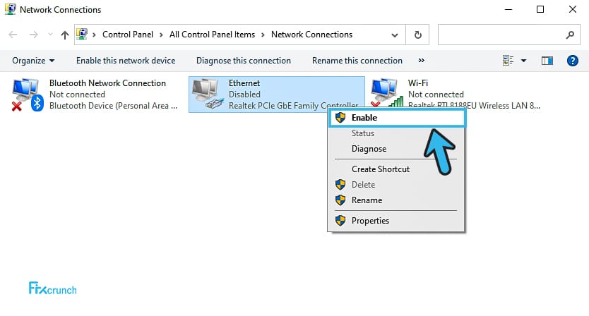 Ethernet Enable