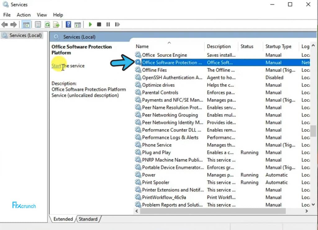 Services Office Software Protection Platform