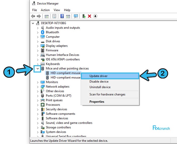 Update Touchpad and Mouse Driver