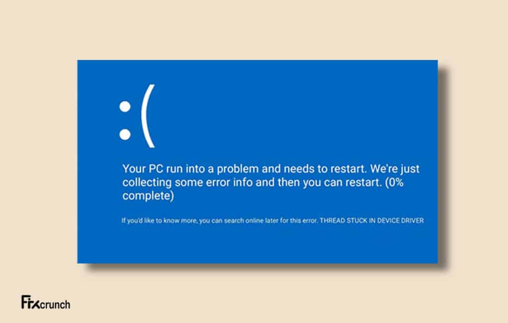 What “Thread Stuck in Device Drivers” Error Actually Is