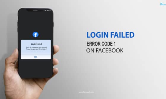 Fix Facebook Error Code 1